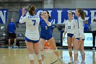 VB vs MHC  Wheaton Women's Volleyball vs Mount Holyoke College. - Photo by Keith Nordstrom : Wheaton, Volleyball, VB